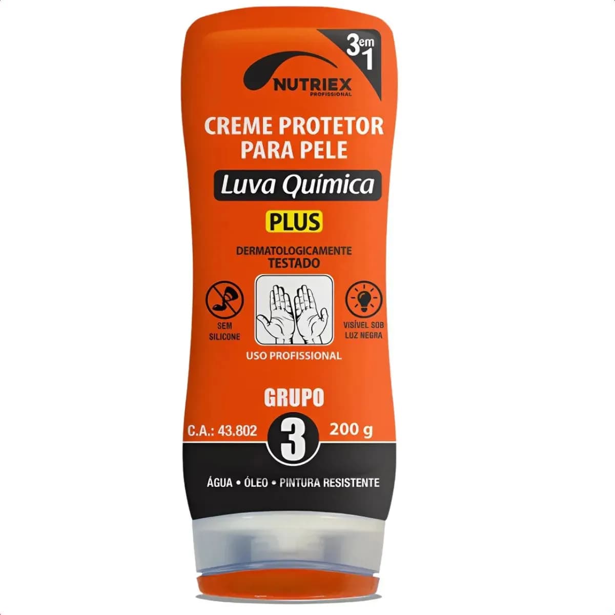 LUVA QUÍMICA GRUPO 3 200G CA 49729 NUTRIEX