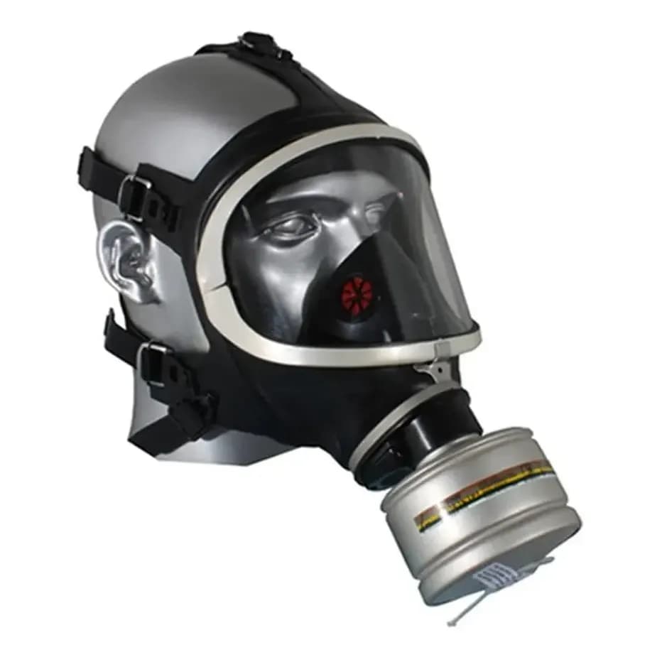 MÁSCARA FACIAL FULL FACE RB STD ABS CA5758 AIR SAFETY PRETA