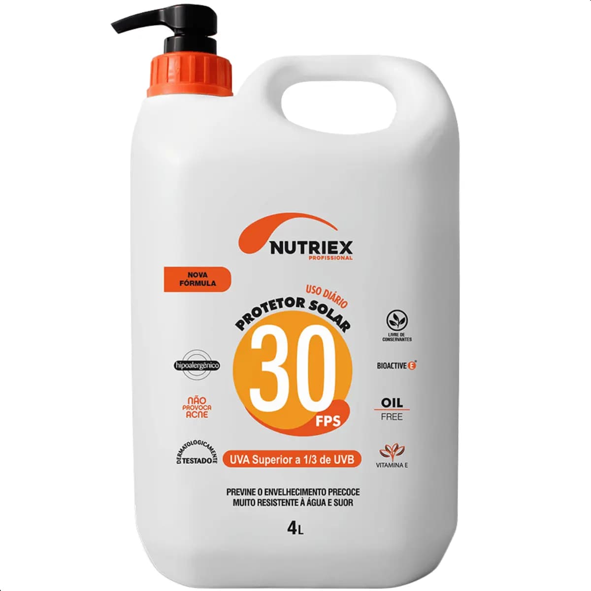 PROTETOR SOLAR NUTRIEX FPS30 4LT