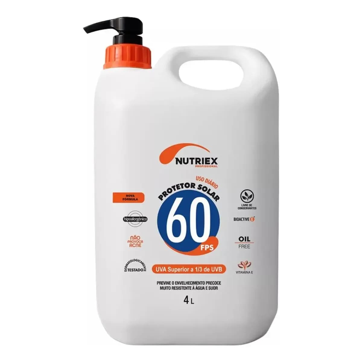 PROTETOR SOLAR NUTRIEX FPS60 4L