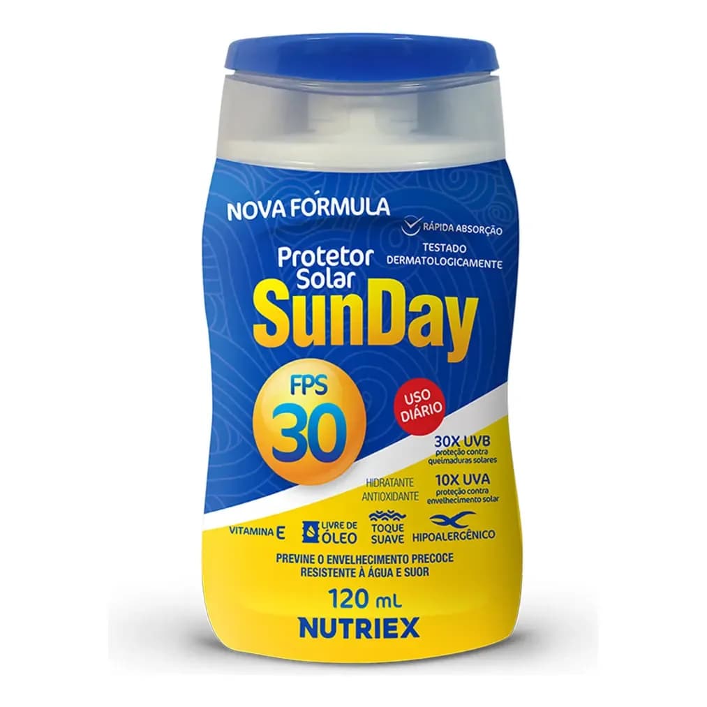 PROTETOR SOLAR SUNDAY FPS30 120ML