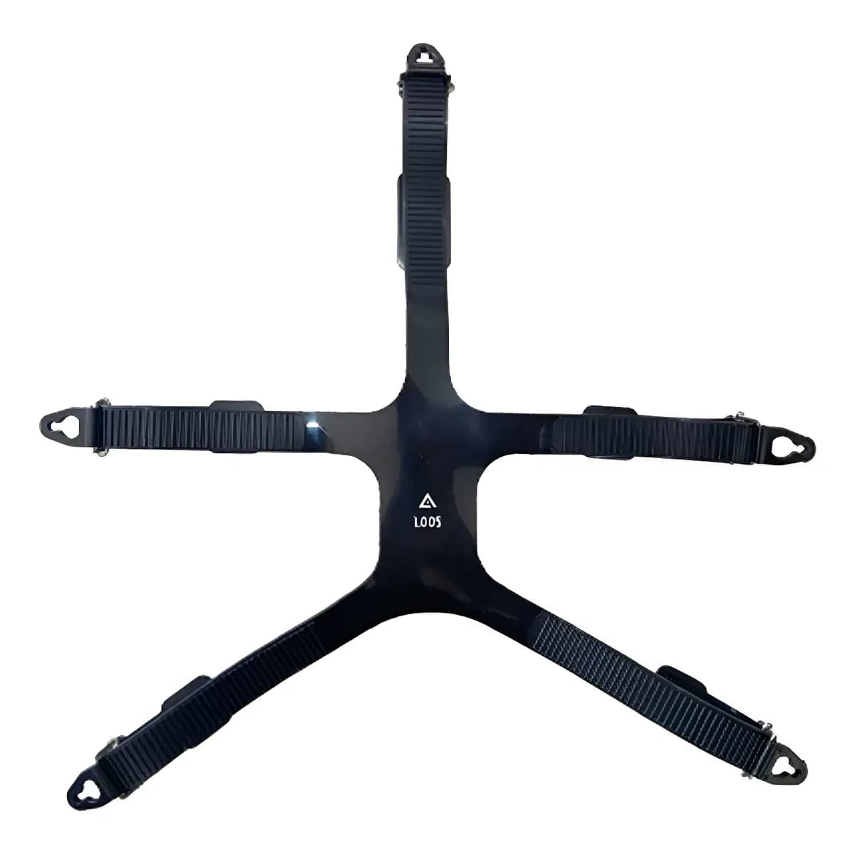 TIRANTE P/MÁSCARA PRETO C/PRESILHA AIR SAFETY