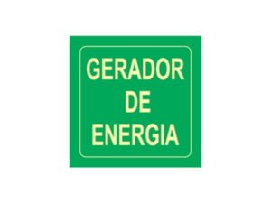 Placa Fotoluminescente Gerador de Energia 14X14C