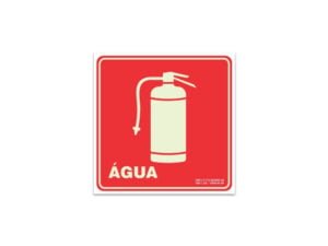 Placa Extintor Água Pressurizada
