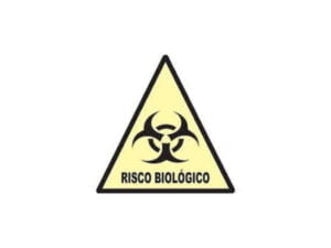 Placa Risco Biológico (Triângulo)