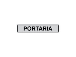 Placa Portaria 05X25CM