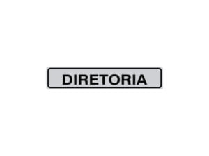 Placa Diretoria 05X25CM