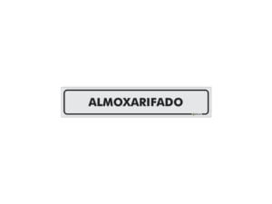 Placa Almoxarifado05X25 CM