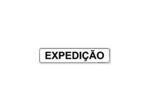Placa Expedição 05X25 CM
