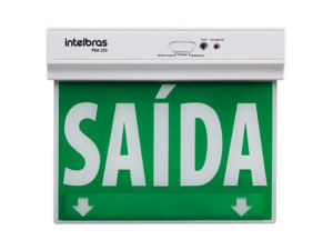 Placa De Sinalização Saída Acesa - PSA225