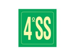 Placa 4 SS 14X14 CM