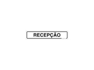 Placa Recepção 05X25 CM