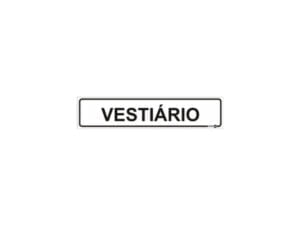Placa Vestiário