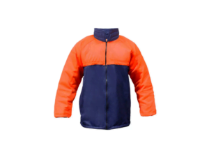Camisa Motosserrista Azul/Laranja