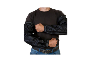 Mangote PVC Forrado Preto